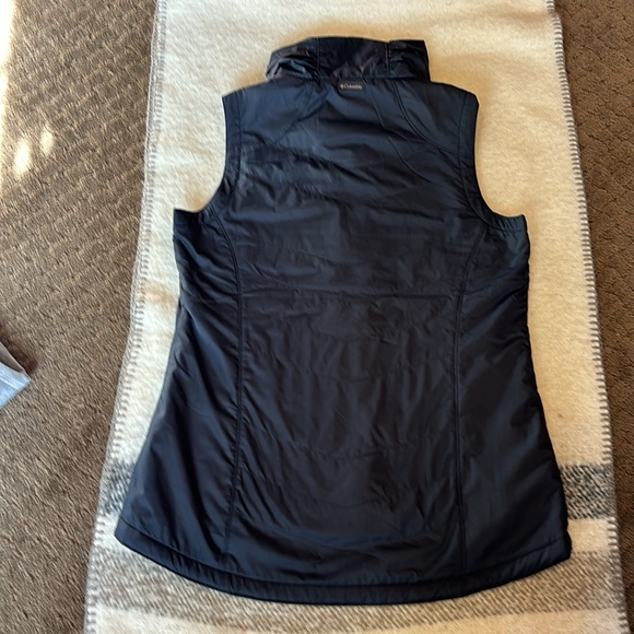 Columbia Lightweight Quilted Puffer Vest Navy/Teal Womens Size Small - Picture 2 of 7